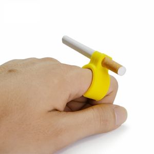 Silicone Smoker Finger Ring Hand Rack Sigarettenhouder Rookaccessoires voor Game Player Driver Hand
