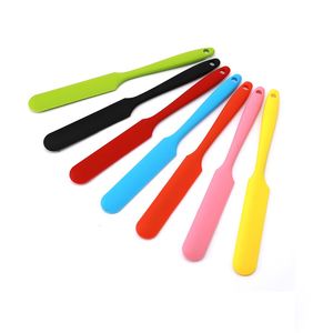 Silicone spatule à manche longue gâteau Crème Mélangeur résistant à la chaleur Baking Pâte Scarters Outils de confiserie Accessoire de cuisine