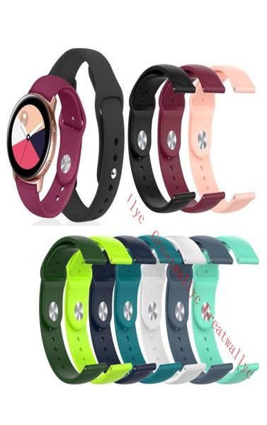 Bracelet de sport en silicone pour Samsung Gear S3 Active 2 Galaxy Watch 42 mm 46 mm Bande Gear S2 Classe Bracelet de montre à dégagement rapide 18 mm 20 mm 22 mm9162677