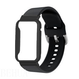 Correa de silicona para Xiaomi Mi Band 7 Pro Smartwatch Wutband para Miband 7 Pro Watchband Sport Brazelet Accessors + Case
