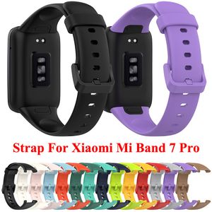 Silicone Strap For Xiaomi Mi Band 7 Pro Wristband Bracelet Smart Watch Bands For Miband 7 Pro Miband7 Pro Watchband Straps