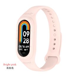 Correa de silicona para Xiaomi Mi Band 8 Bracelet Sport Watch Watch Dristban de reemplazo para Miband 8 Smart Watch Belt Belt Correa