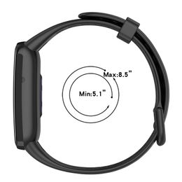 Correa de silicona para Xiaomis Miband 7 Pulsera proregrocación/pulsera Accesorios de relojes inteligentes impermeables y transpirables