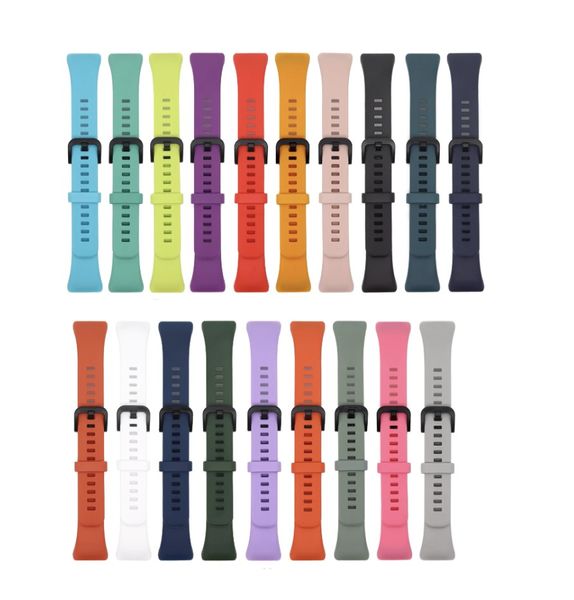 Bracelets en silicone pour Huawei Band 6 / Honor Band 6 Remplacement d'origine Smart Bracelet Bracelet Ceinture Fit Hua wei Bands 6 Pro Correa