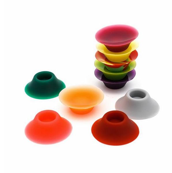 Silicone Sucker Ego Batterie Base Ego Ventouse Support Egos Présentoirs E-cigarette Capuchon En Caoutchouc Porte-stylos