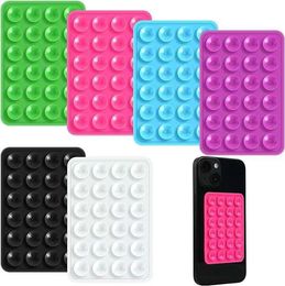 Support adhésif pour coque de téléphone à ventouse en Silicone, mains libres, support de poignée solide pour Selfies et vidéos, Durable, facile à utiliser