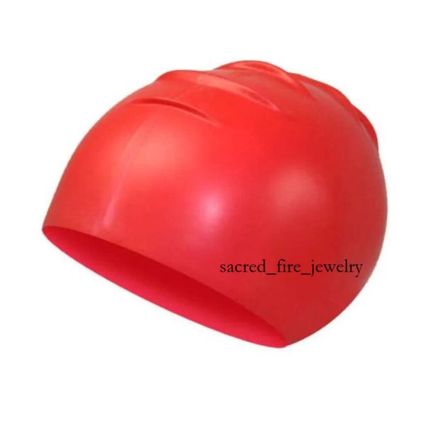 Gorros de natación de silicona pelo largo impermeable protección para la cabeza gorro de buceo profesional sólido hombres mujeres gorro de baño elástico deportes acuáticos 853417 7571