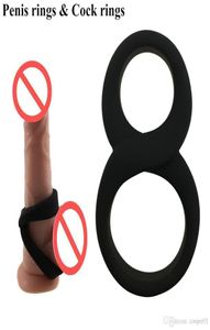 SILICONE TIME RELARD ÉRECTION COCK RIGNES POUR HOMMES ADULTS SEXY SEXY RINGS SEX TOYS POUR MEN657046