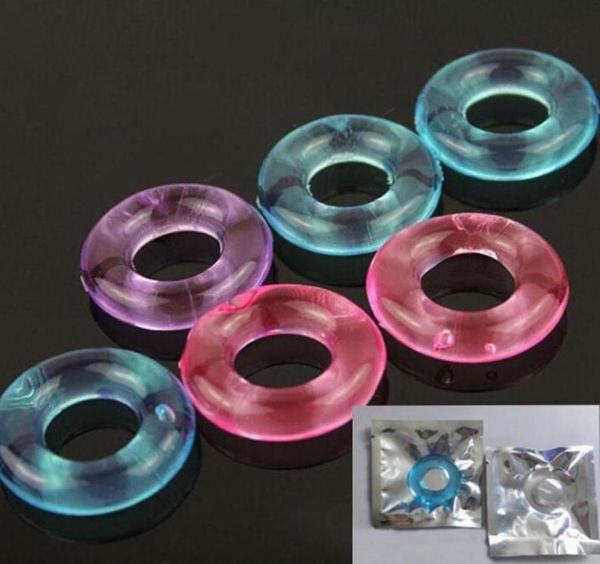 Silicona Tiempo de retraso del pene Anillo de productos sexuales Anillos de sexo Anillos de polla Retraso de eyaculación Glue Bacina para hombres55404445