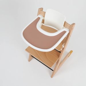 Set de table en silicone compatible avec le plateau de chaise haute Stokke Tripp Trapp (rose sable)