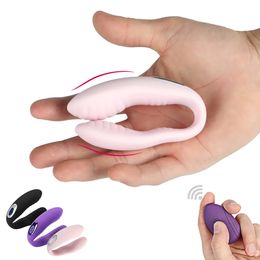 Siliconen U Type Vibrator G Spot Clitoris Stimuleren Vibrator Seksspeeltje Voor Vrouwen Erotisch Volwassen Seksspeeltje Voor Paar Vrouwelijke masturberen 240126