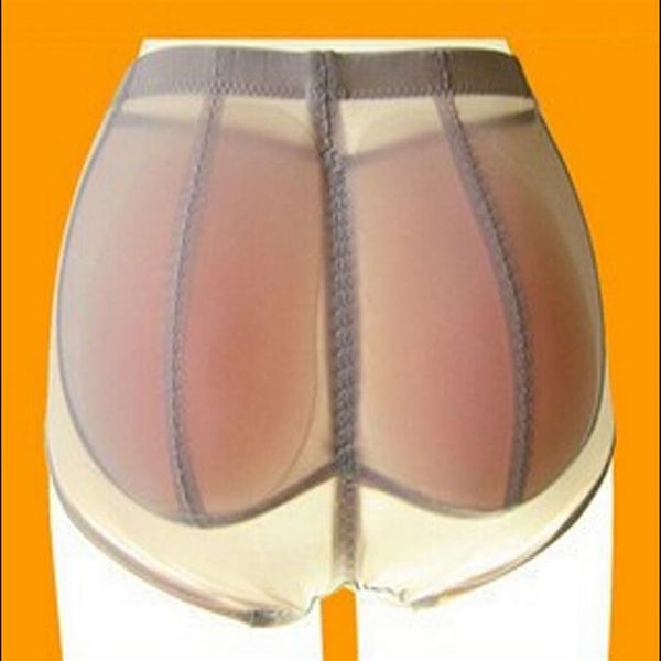 Silicone culotte de sous-vêtements insérer pantalon rembourré Shaper culotte fesse dos fesses rembourré rehausseur de fesses silicone bout à bout pads262F