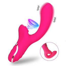 Vibradores de succión de vagina de silicona, estimulador de clítoris con ventosa de clítoris Oral vibratorio de 10 velocidades para masturbación femenina