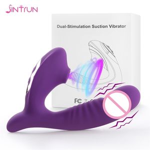 Silicone Vagin Sucer Vibrateurs 10 Vitesse Vibrant Oral Sex Clit Sucker Clitoris Stimulateur Sex Toys pour Femme Masturbation 220817