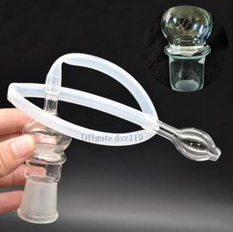 Tuyau de vaporisateur en silicone avec adaptateur de fouet Kit d'accessoires pour fumer pour conduite d'eau en verre narguilé Bongs Dab Rigs