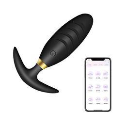 Vibrador de silicona Anal Plug Tapon máquina sexy para hombres mujeres y Vaginal vibrante masturbador Auns masajeador tienda