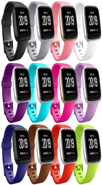 Silicone Watch Band pour Fitbit Versa 2 Bracelet de remplacement de bracelet Soft Sport pour Fitbit Versa Lite Accessory9335648