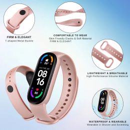 Silicone Watch Band voor Xiaomi 6 Miband 5 TPU Watch Riem M5 Bracelet Xiaomi 4 3 Sport Polsband Mi Band 6 Smartwatch Accessoire