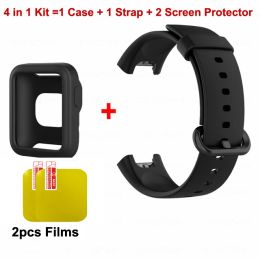 Strap Silicone Watchband para Xiaomi Redmi Watch 2 Lite Smartwatch Wand Watch MI WATCH2 POCO+ PROTECTIVA CUBIERTA Protector