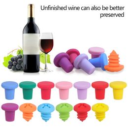 Silicone vin bière bouchon de bouteille Champagne boisson scellant bouchon barre joint réutilisable bouchon de sortie accessoires de cuisine