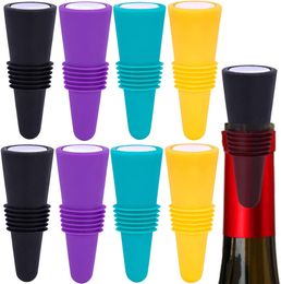 Silicone Wine Bottle Stopper Sparkling Beer Champagne Stop Lek Cap Drankje Sealer Wine Cork Plug Lid Kitchen Accessoires