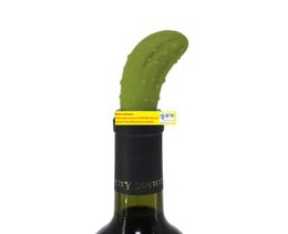 Silicone Wine Stopers Bebélaga Botella Catones de pepino Accesorios de corcho de vino Cocina para el hogar Mantener herramientas frescas LL