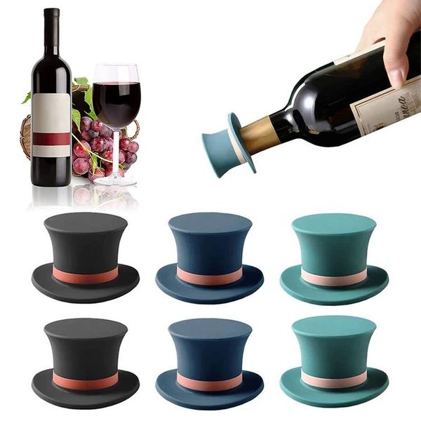 Paradas de vino de silicona botella de vino reutilizable tapa de vacío sellador enchufe tope de botella de cerveza de champán para herramientas de barra de cocina