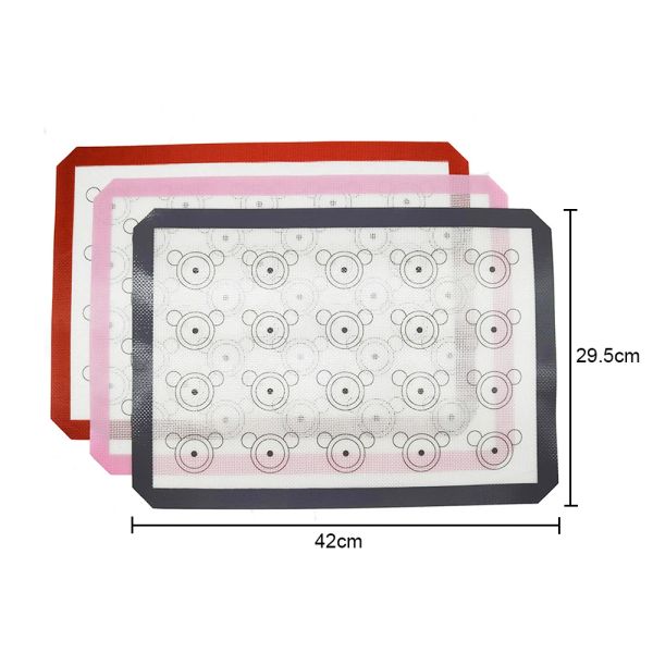 Mat à pâtisserie en silicone World Silicone pour paves de cuisson Macaroon / pâtisse