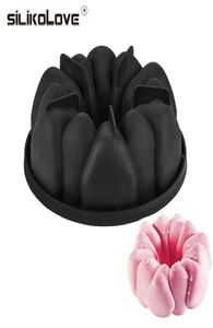 SILIKOLOVE 7 pouces moule à gâteau 3D couronne guirlande moules en Silicone pour bricolage cuisson Mousse Dessert moule maison ustensiles de cuisson T2007035305773