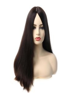 Zijderbasis Koer voor de voorkant menselijk haar Sheitel Dubbel getrokken Joodse pruik koosjer European Vicder Lace Wig9859264