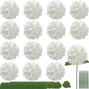 Zijden hortensia bloemen 54 bloemblaadjes kunstmatige hortensia's met steel voor bloemstuk tafeldecoratie bruiloft woondecoratie 240130