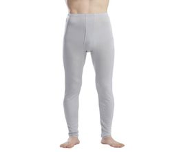 Silk Men Pants 100 Pure Silk Jersey Gebreide Lange Johns Bottom Only Men Legging dun ondergoed broek maat L XL XXL6165565