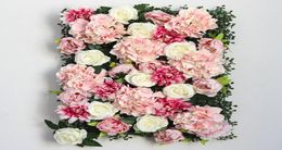 Silk Peony Flower Mur and Rose Vine Fleurs artificielles fond de mariage Décoration de la maison Fleur de fenêtre de la maison 10pcs6875633