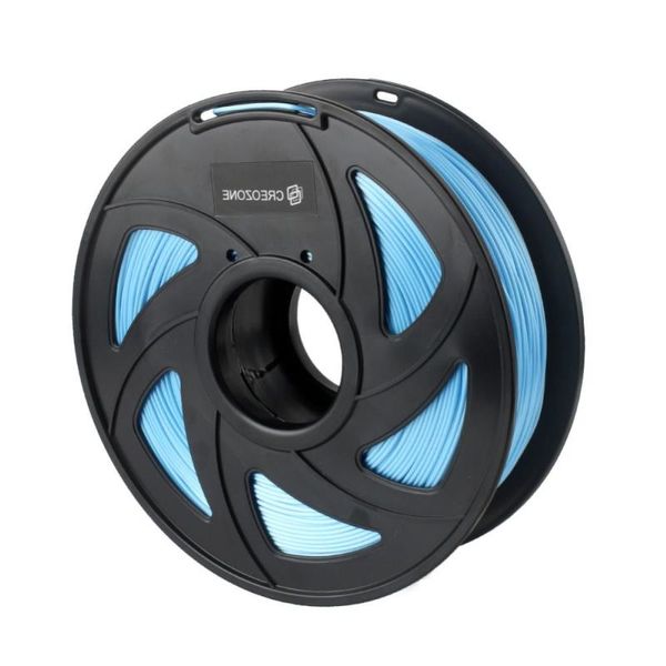 Filament d'imprimante 3D PLA en soie de livraison gratuite, bobine de 175 mm, 1 kg, matériau d'impression en plastique 3D, y compris un échantillon de filament SilkMarble bleu Egjia