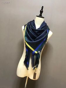 Foulard en soie 3 saisons Pashmina foulard feuille trèfle mode femme châle foulards taille environ 140*140cm 3 couleurs sans boîte