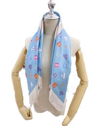 Silk sjaals Luxe stoffen hoofdband voorjaar Party Geschenkbrief Gedrukte Logo Sjaals Dames Love Brand Designer Scarf Accessoires Groothandel 90*90 cm