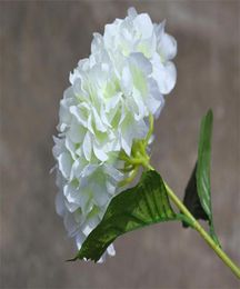 Hortensia de tige unique de soie 76cm2992quot longueur fleurs artificielles Hortensia européenne grande tête de fleur pour la pièce maîtresse de mariage2183535