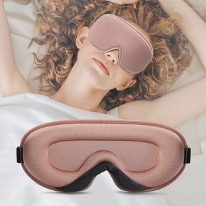 Masque de sommeil en soie doux et lisse, masque de sommeil pour les yeux, couverture d'ombre de voyage, repos, relaxation, bandeau pour les yeux, aide au sommeil 240127