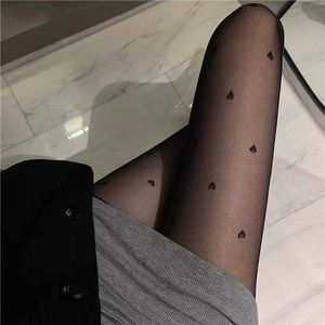 Bas en soie Les femmes aiment le pois rond rond les jambes nues minces d'été noir anti-crochet cantyhose hedk