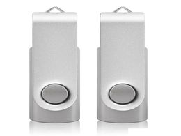 Silver 32 Go USB 20 Drives Flash Rotating Swivel Thumb Pendrives 16 Go Pliage Memory Stick pour ordinateur portable MacBook Tablet9425799