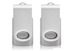 Zilver 32GB USB 20 Flash Drives Roterende Draaibare Duim PenDrives 16gb Opvouwbare Memory Stick voor Computer Laptop Macbook Tablet2212810