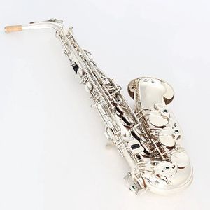 Saxophone Alto professionnel en argent 803, mise à niveau Eb, Double nervure, Instrument de Jazz artisanal français, saxophone alto de haute qualité