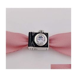 Zilver 925 Sterling Sier Beads Charm Past European Pandora Style Jewelry armbanden 791709cz Camera Travel Annajewel Drop Delivery Dh8jr