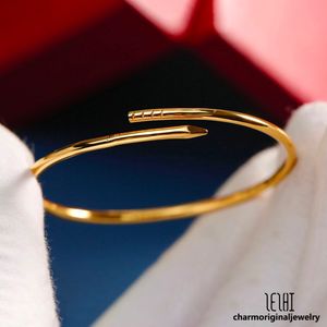 Bracelet à ongles mince Concepteur pour femme bracelet argent bracelet bracelet Bracereur bijoux bracele en or pour femme petit modèle en or
