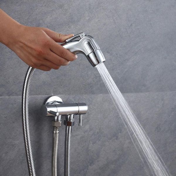 Silar de salle de bain toilettes Bidet robinet pulvérisateur abs douche pistolet pistolet pistolet coule de tuyau de tuyau auto-nettoyage Douchette WC Handheld V27