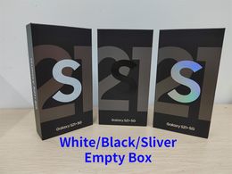 Boîte d'emballage vide pour Samsung Galaxy S21 Plus 5G, argent/noir/blanc S20U S20 + S20 S21 + S22 + 5G, boîte de vente au détail S21 + 5g