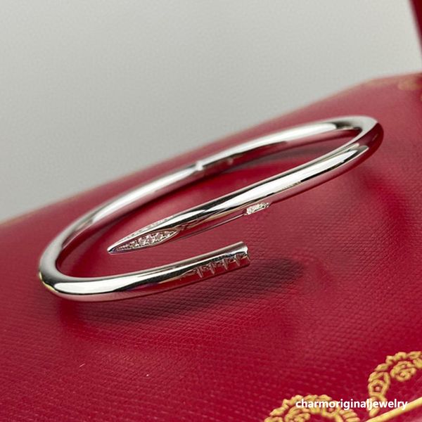 Bracelet à clous Designer pour femme bracelet argenté pour femme bracelet ongle Designer pour hommes bracelets en or bracelets argentés