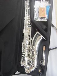 Argent classique Mark vi saxophone ténor professionnel tout argent fabrication qualité professionnelle ton sax ténor instrument de jazz 00