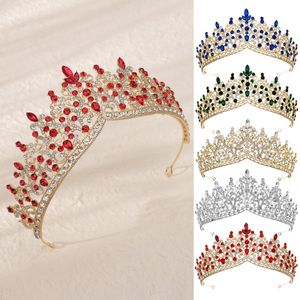 Silver Crown For Women Crystal Christmas Decorations