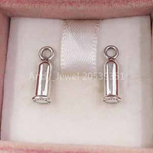 Andy Jewel Silver Earring Barrel For Pave Stud Charm Made of 925 Sterling Silver Fit European Pandora Style ALE Jewelry